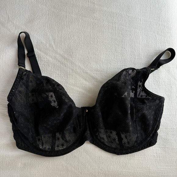 Freya Other - Freya Starlight Side Support 55201 Black Lace Bra